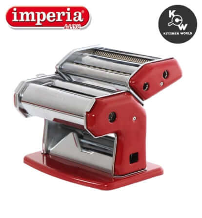 เครื่องรีดเส้นพาสต้าแบบมือหมุน Imperia Model 120 MM0005 สีแดง_8
